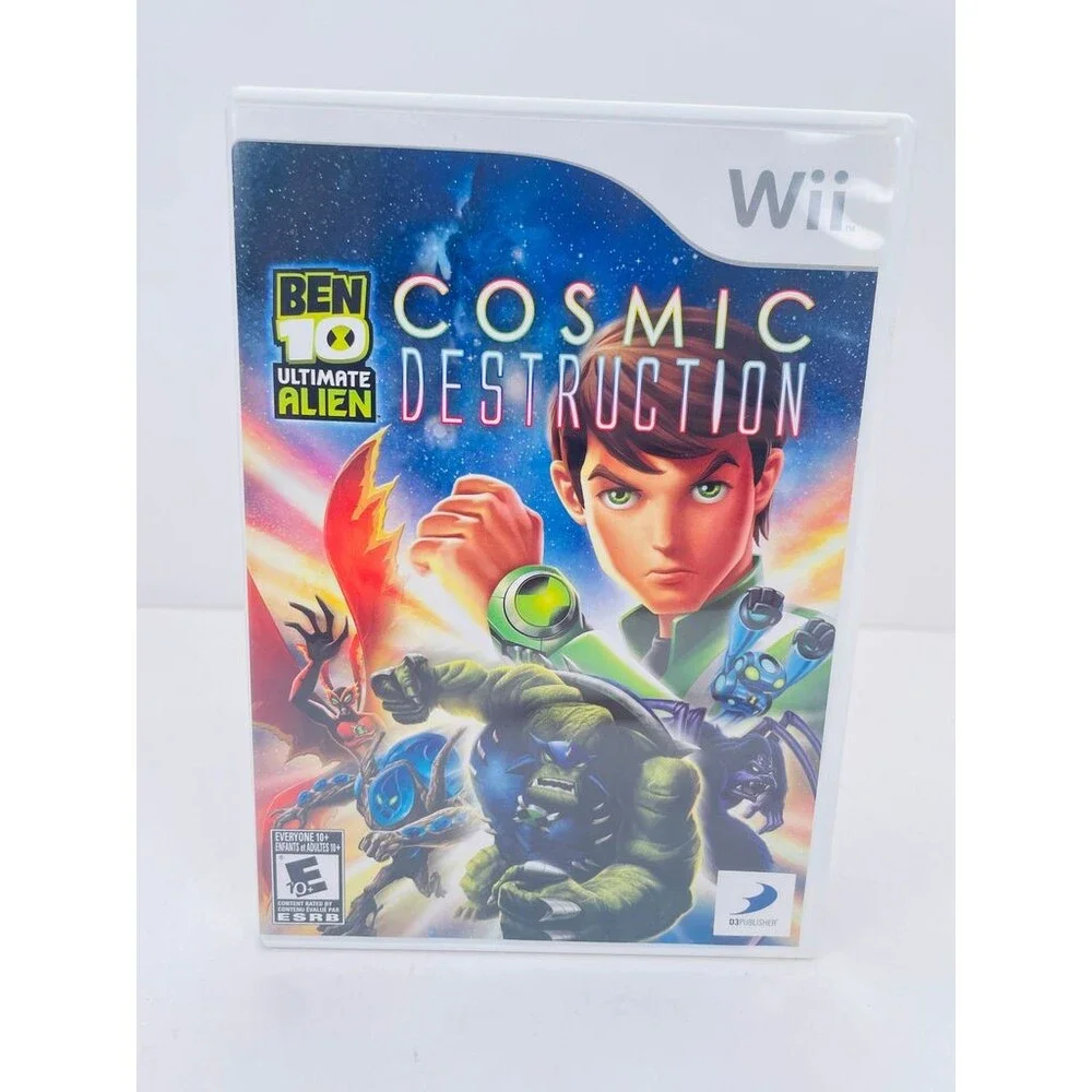 Ben 10 Ultimate Alien Cosmic Destruction Wii (Wii, 2010) Complete W/ Manual